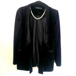 MVero Moda Blazer - Long Black Velvet